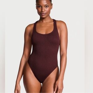 Crinkle Scoop One-Piece Swimsuit